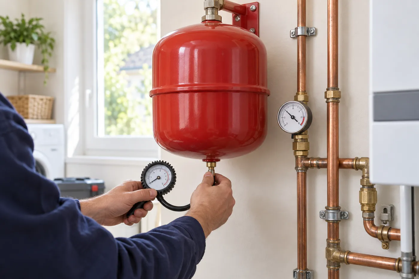 Vérification du gonflage du vase d'expansion et du circuit de chauffage à Asnières